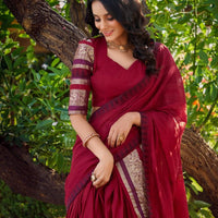 Lehenga collection "Nirupa" - Rouge bordeaux