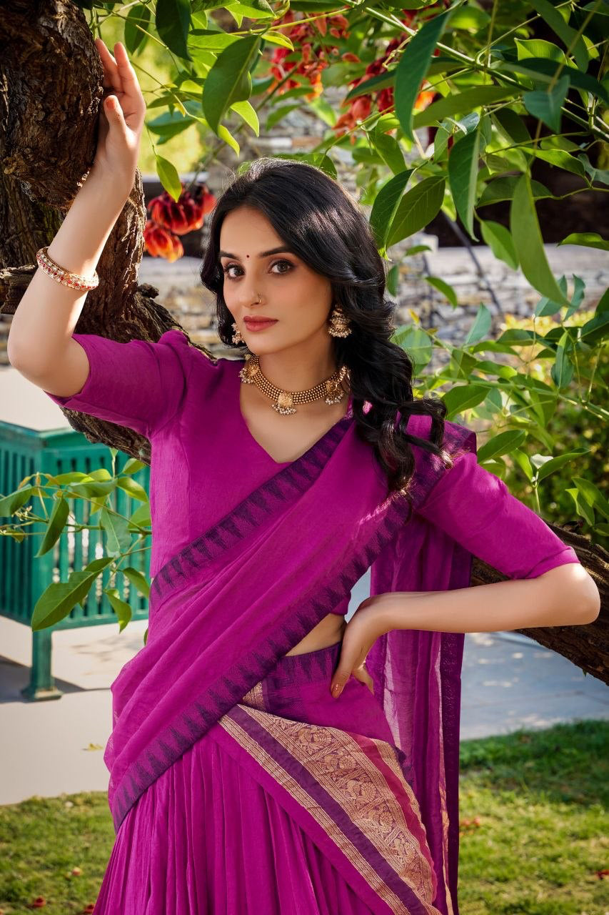 Lehenga collection "Nirupa" - Rose fuschia