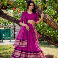Lehenga collection "Nirupa" - Rose fuschia
