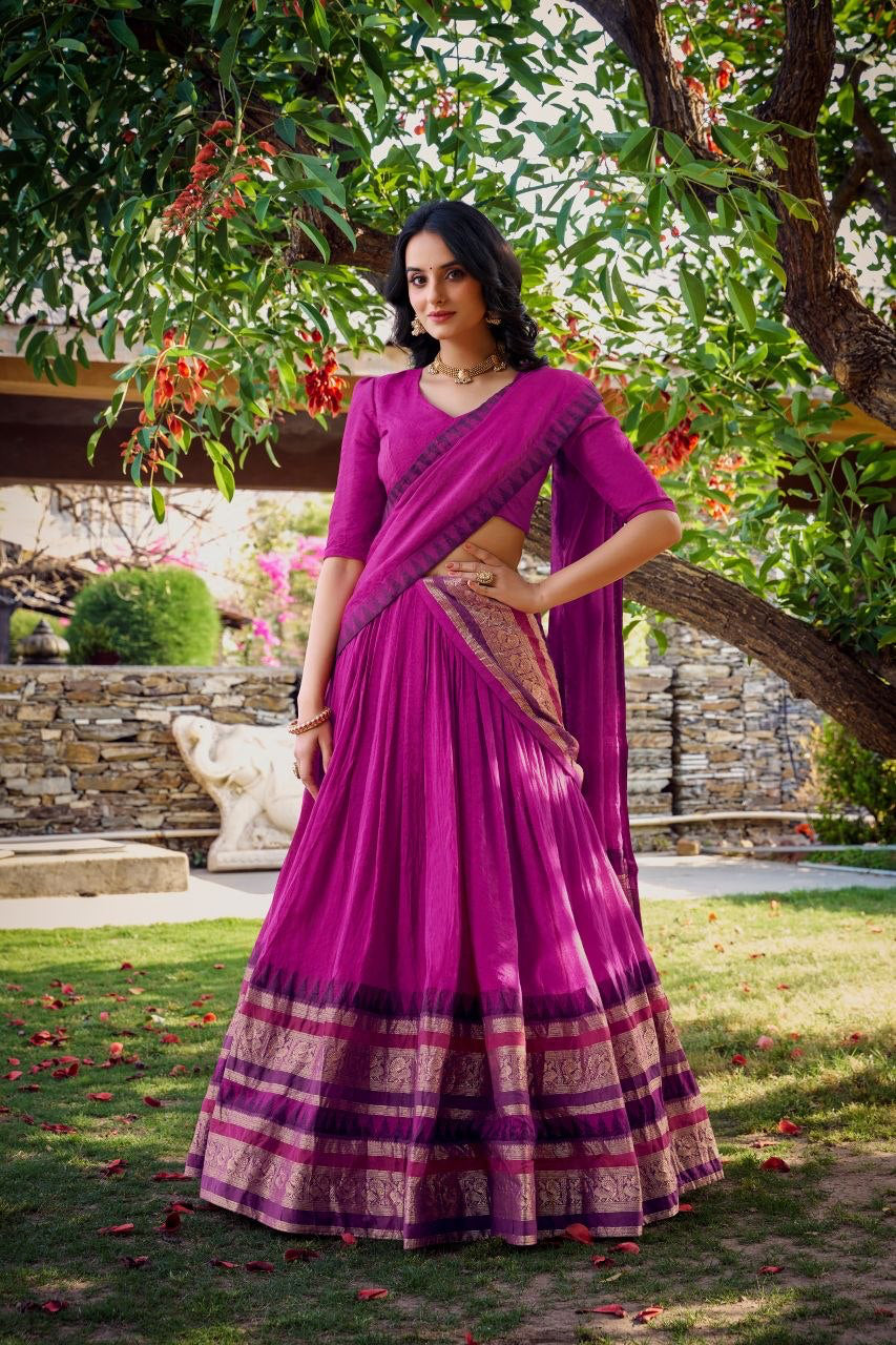 Lehenga collection "Nirupa" - Rose fuschia