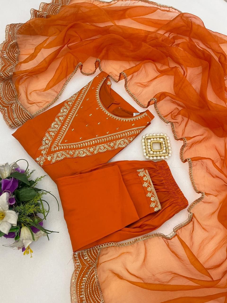 Punjabi "Shanti" - Orange