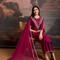 Punjabi "Shanti" - Rose framboise