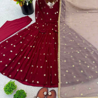 Anarkali/Robe Collection "Kavita" - Bordeaux