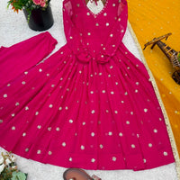 Anarkali/Robe Collection "Kavita" - Fuschia