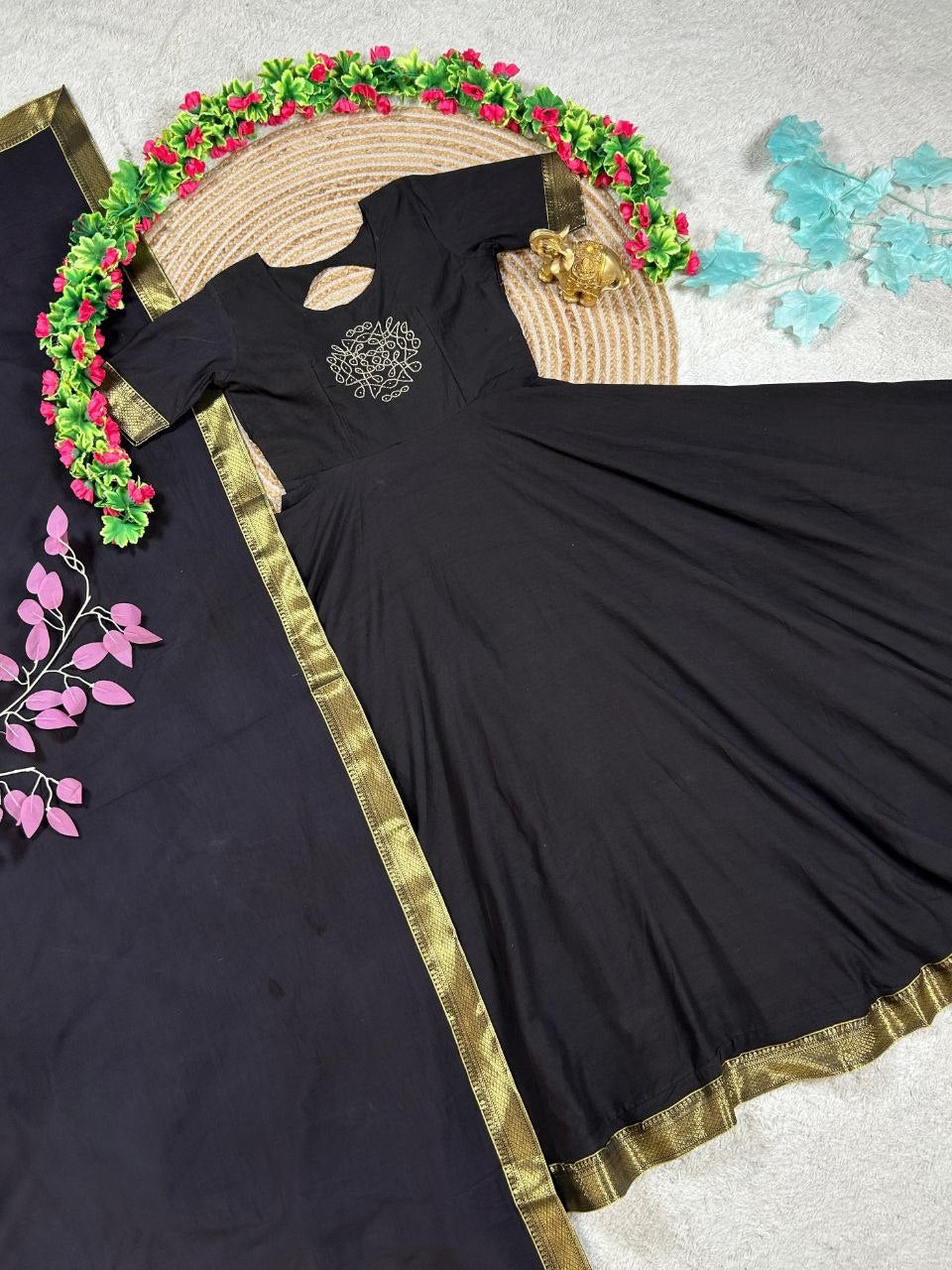 Anarkali Collection "Minaka" - Noir
