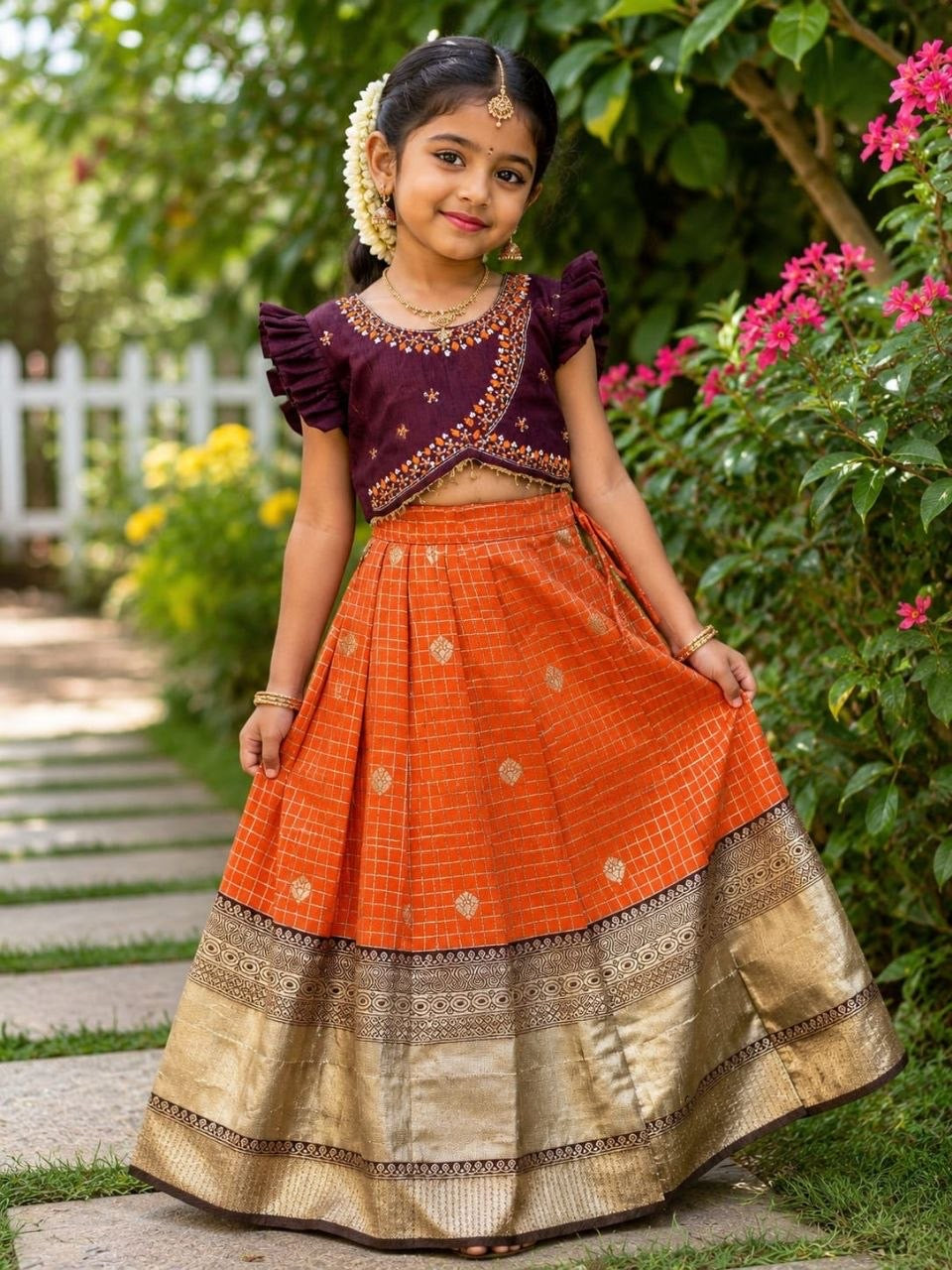 Lehenga Fille collection "Padmini"