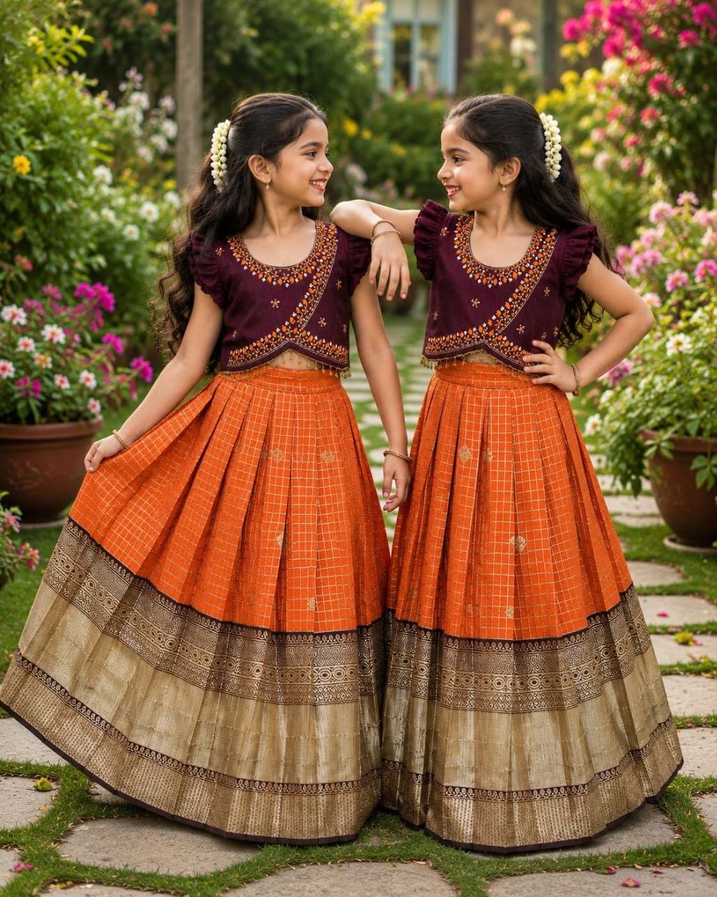 Lehenga Fille collection "Padmini"