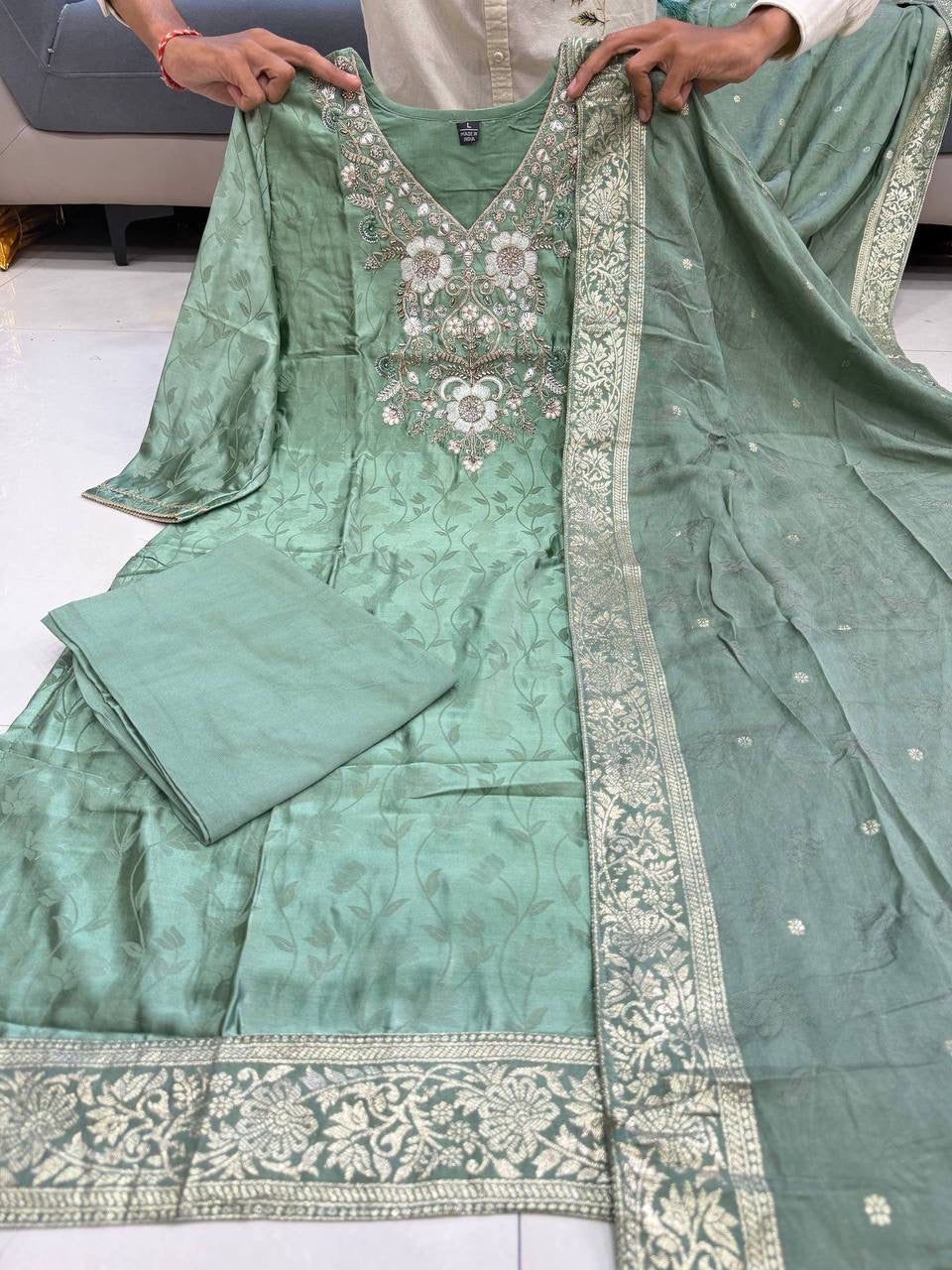 Punjabi "Goumati" - Vert d&