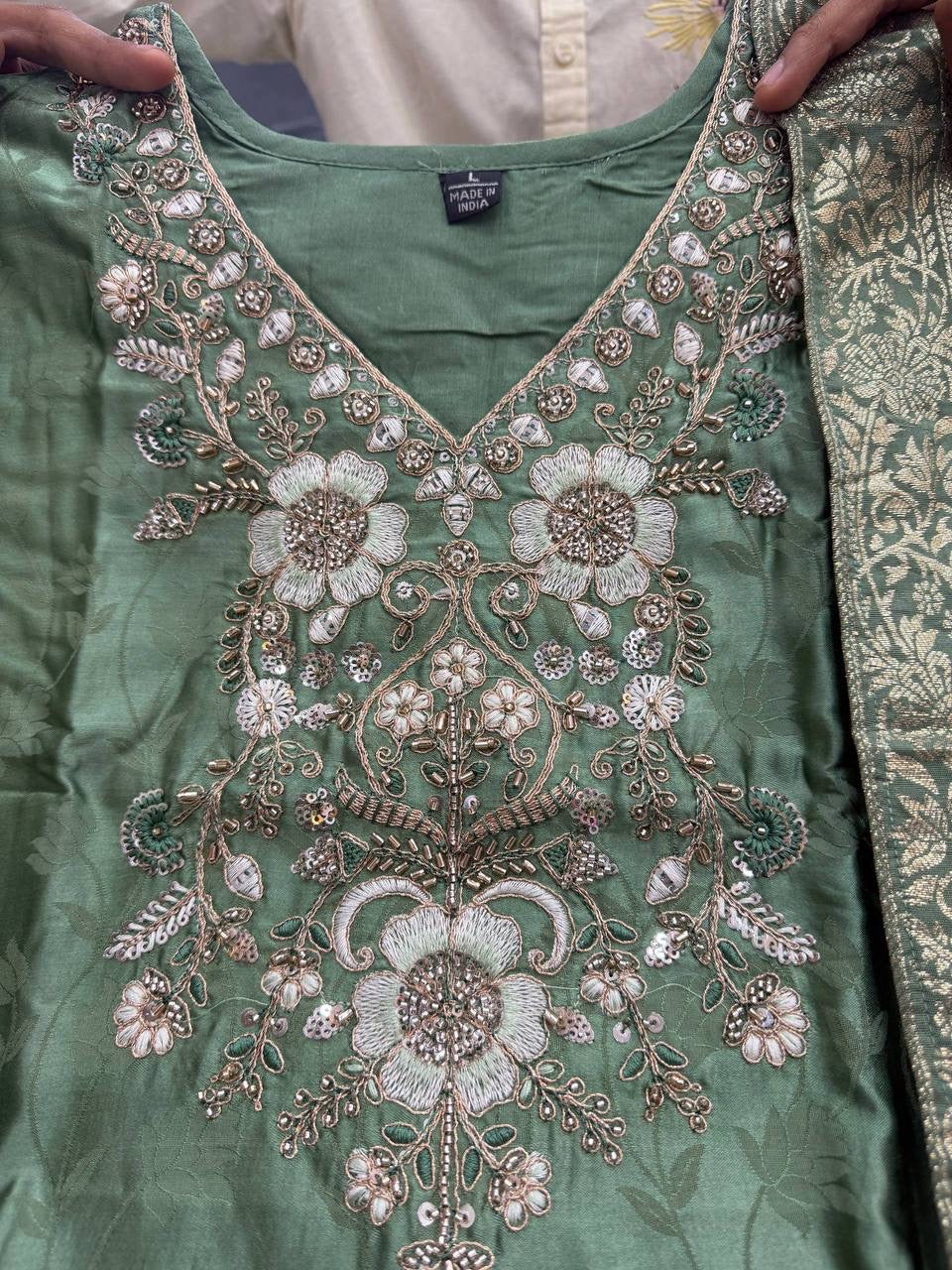 Punjabi "Goumati" - Vert d&