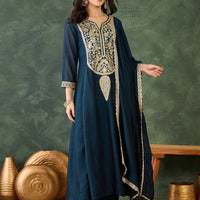 Punjabi "Faiza" - Bleu nuit