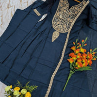 Punjabi "Faiza" - Bleu nuit