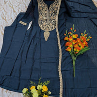 Punjabi "Faiza" - Bleu nuit