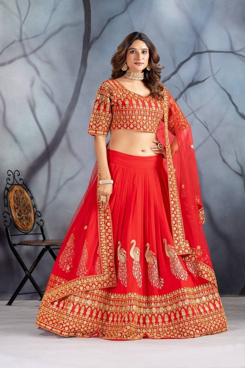 Lehenga collection "Sarida" - Rouge