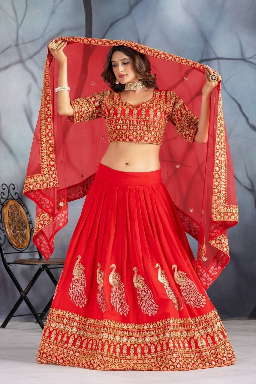Lehenga collection "Sarida" - Rouge
