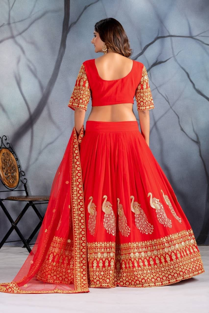 Lehenga collection "Sarida" - Rouge