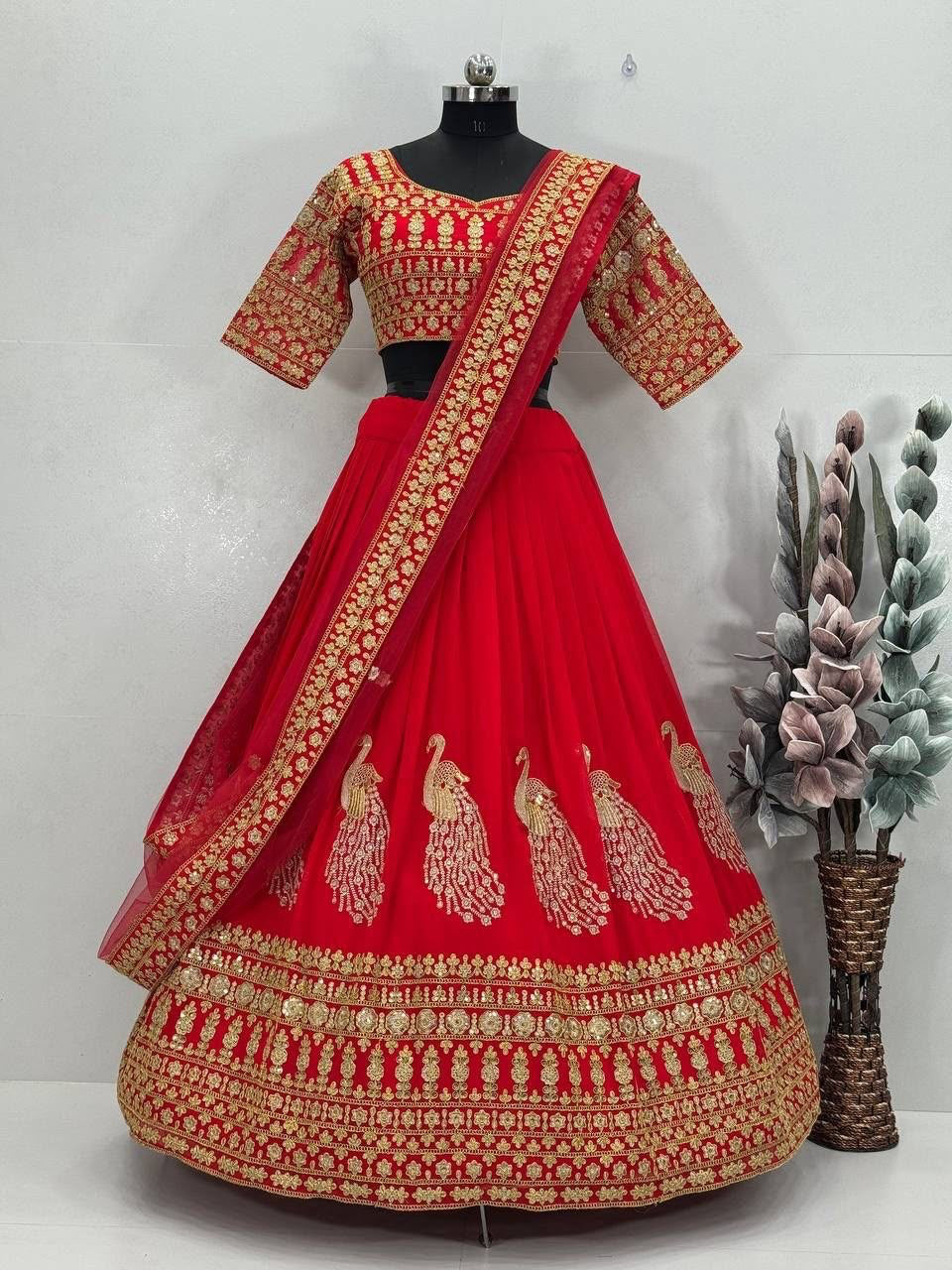 Lehenga collection "Sarida" - Rouge