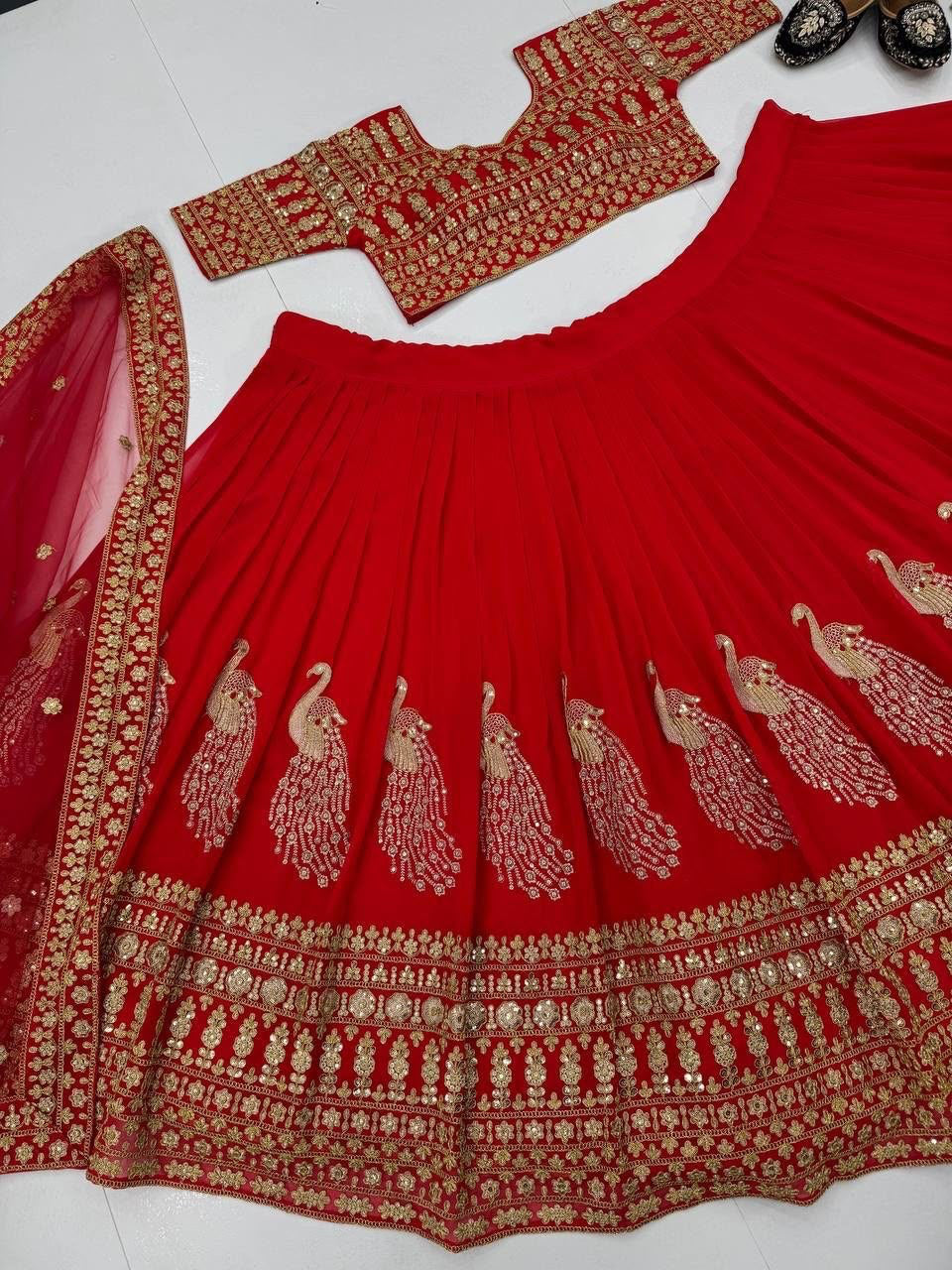 Lehenga collection "Sarida" - Rouge
