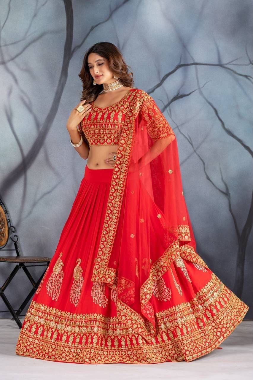 Lehenga collection "Sarida" - Rouge