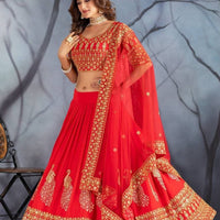 Lehenga collection "Sarida" - Rouge