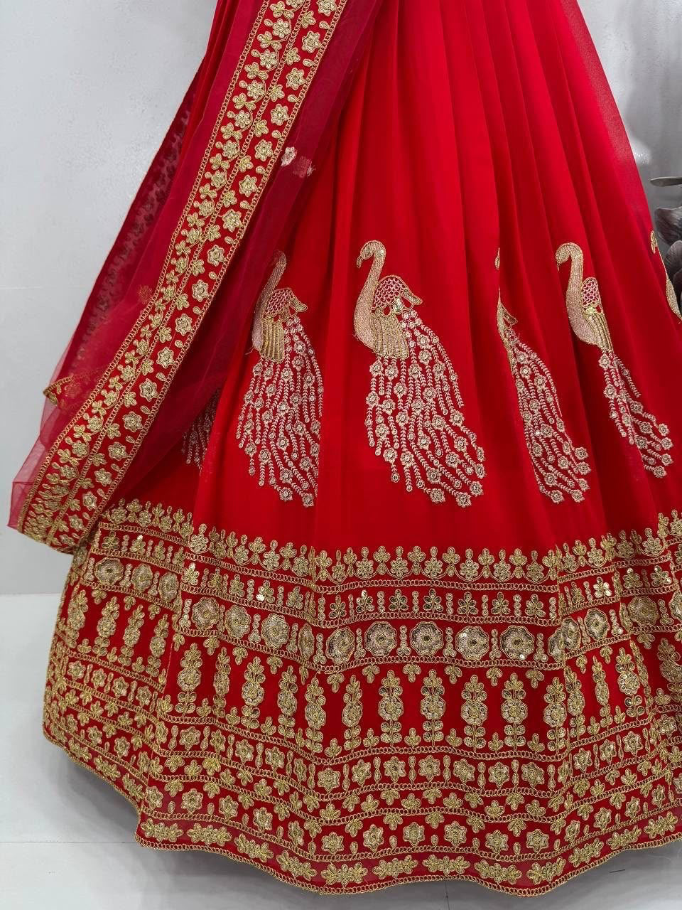 Lehenga collection "Sarida" - Rouge
