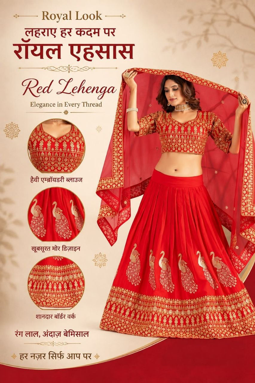 Lehenga collection "Sarida" - Rouge