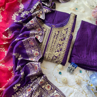 Anarkali/Robe Collection "Bahara"  - Violet