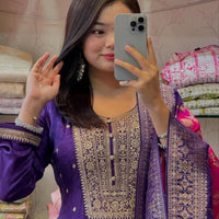 Anarkali/Robe Collection "Bahara"  - Violet