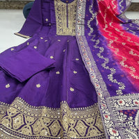 Anarkali/Robe Collection "Bahara"  - Violet