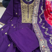 Anarkali/Robe Collection "Bahara"  - Violet