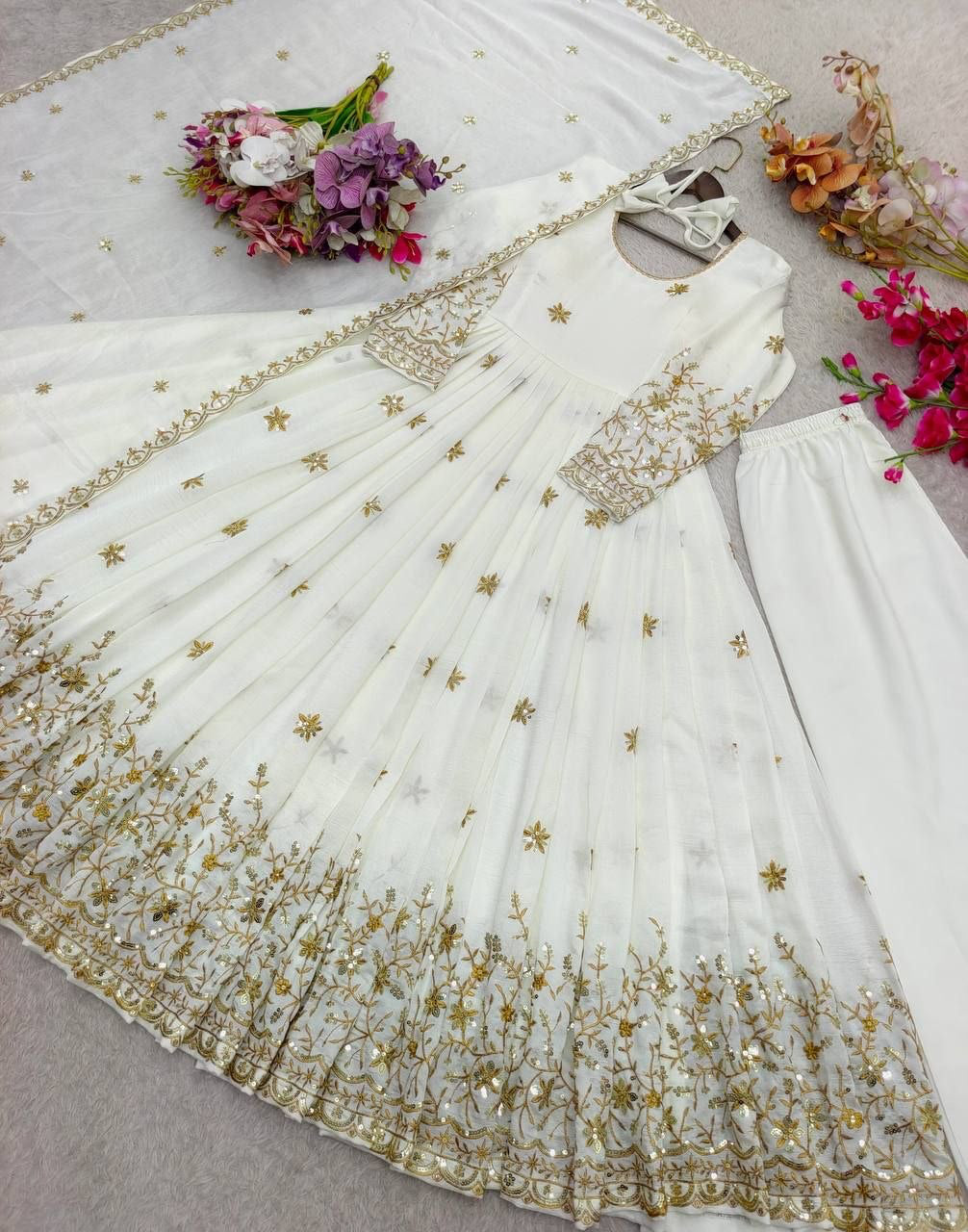 Anarkali Collection "Lighty" - Blanc