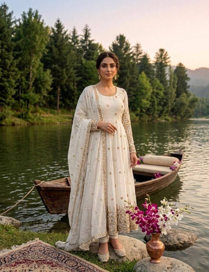 Anarkali Collection "Lighty" - Blanc