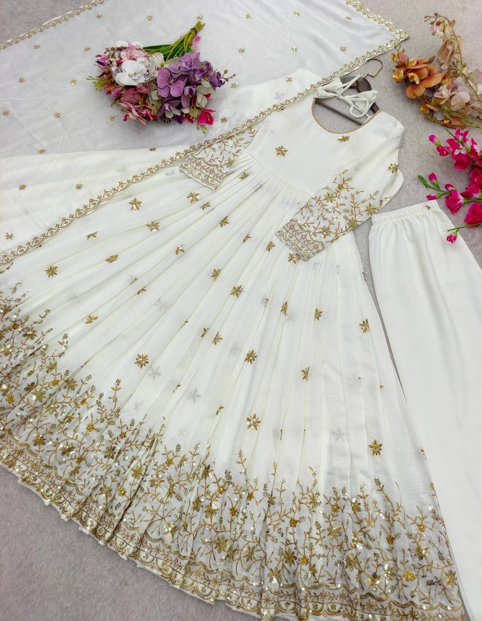 Anarkali Collection "Lighty" - Blanc