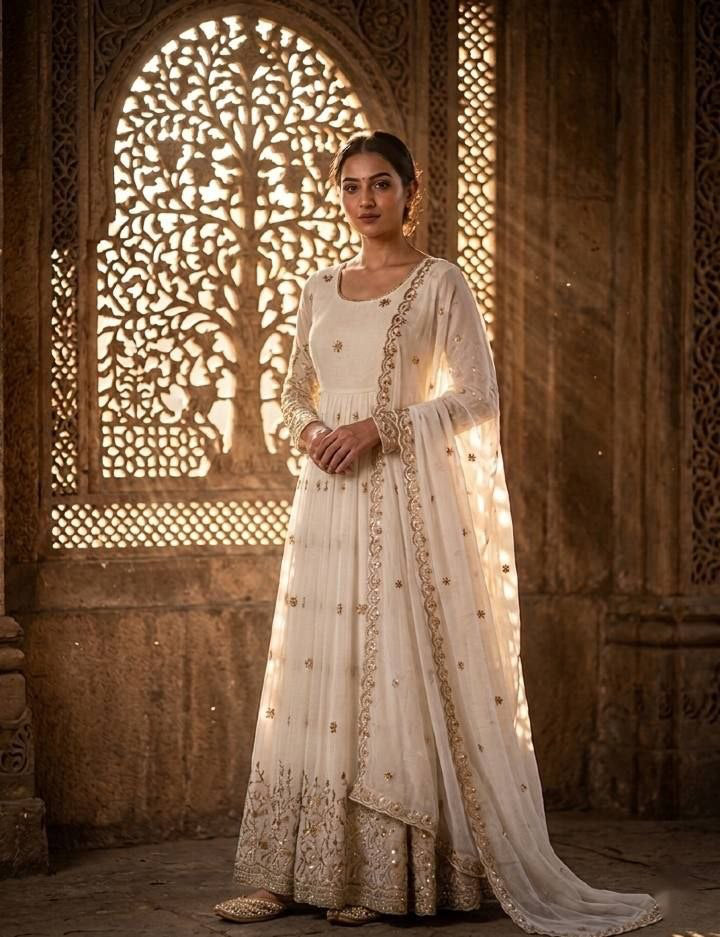 Anarkali Collection "Lighty" - Blanc