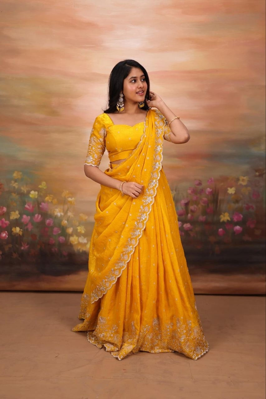 Lehenga Collection "Marigold" - Jaune