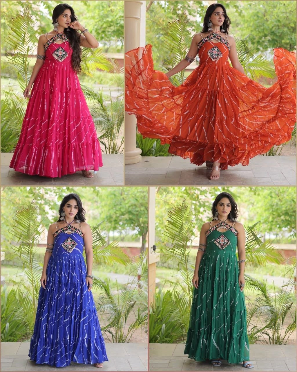 Anarkali/Robe Collection "Banita" - 4 coloris