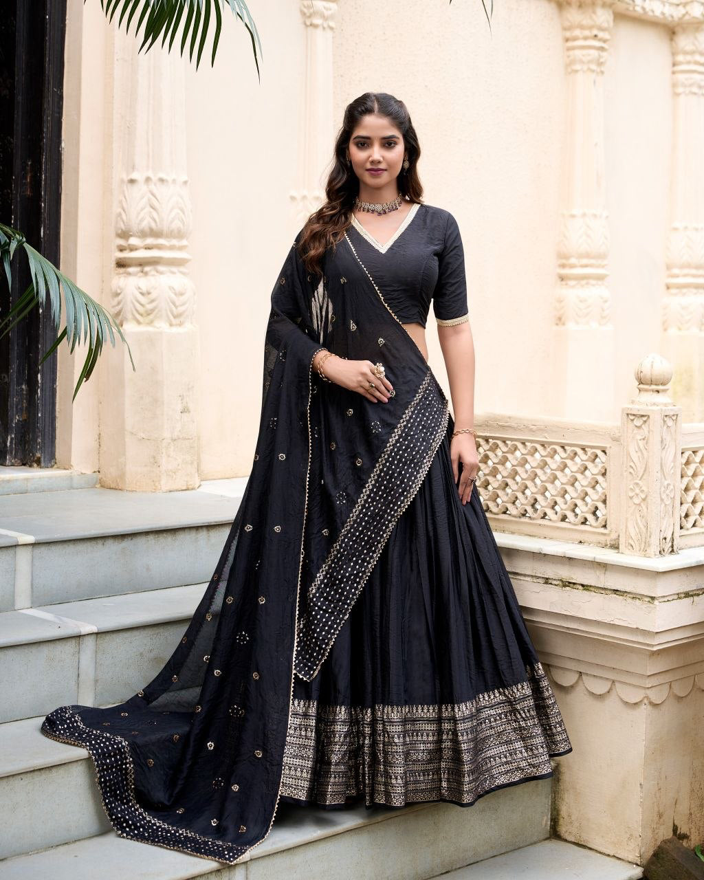 Lehenga collection "Seelana" - Noir