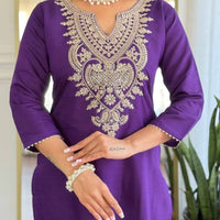 Punjabi "Allya" - Violet