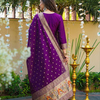 Punjabi "Samina" - Mauve