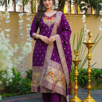 Punjabi "Samina" - Mauve