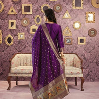 Punjabi "Samina" - Mauve