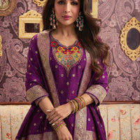 Punjabi "Samina" - Mauve