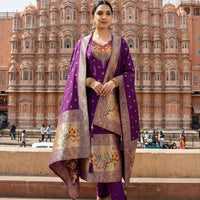 Punjabi "Samina" - Mauve