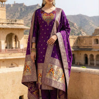Punjabi "Samina" - Mauve