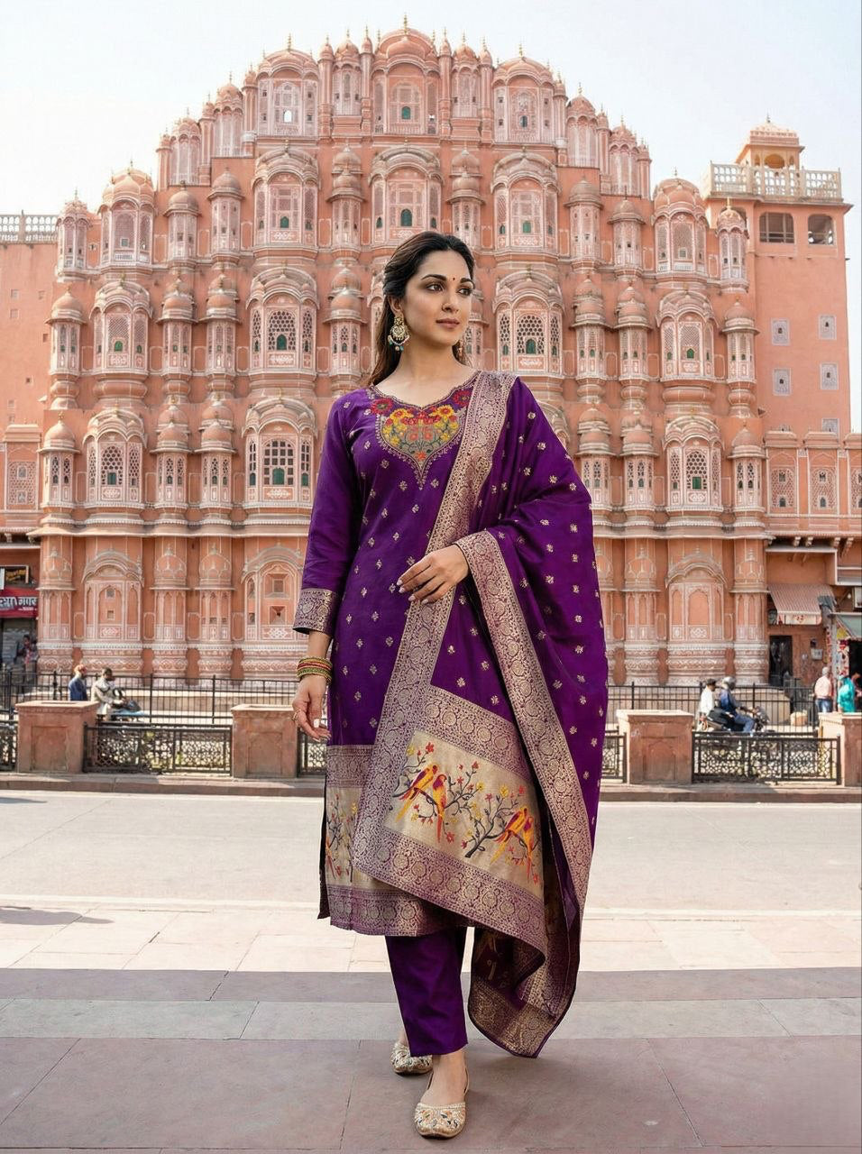 Punjabi "Samina" - Mauve