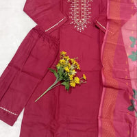 Punjabi "Dounisha" - Rose fuschia