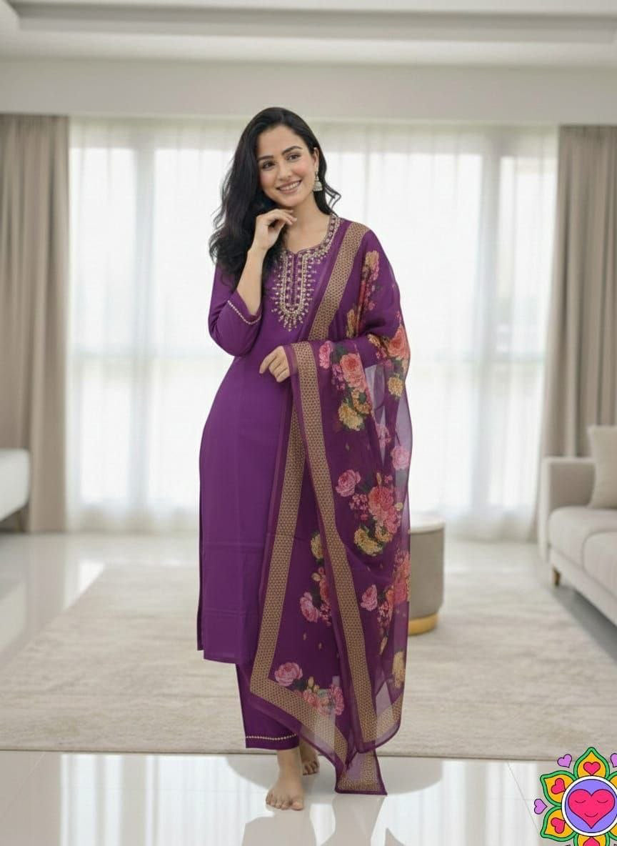 Punjabi "Dounisha" - Violet