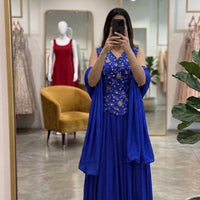 Lehenga Collection "Vinesha" - Bleu royal