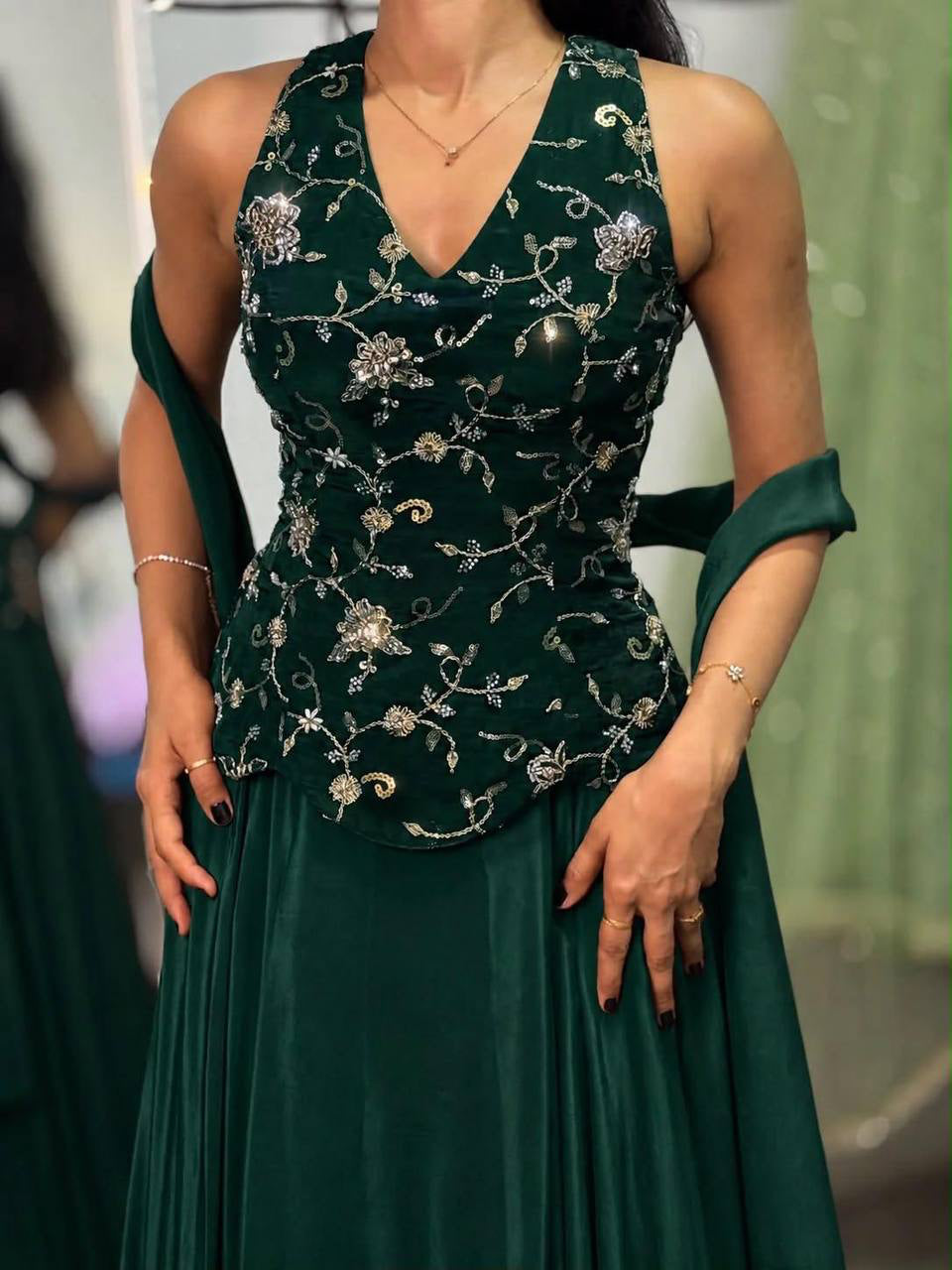 Lehenga Collection "Vinesha" - Vert