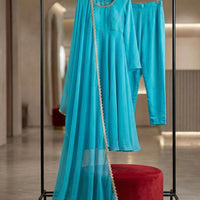 Anarkali Collection "Bhoomi" - Bleu turquoise