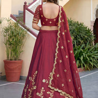 Lehenga collection "Dipriya" - Bordeaux